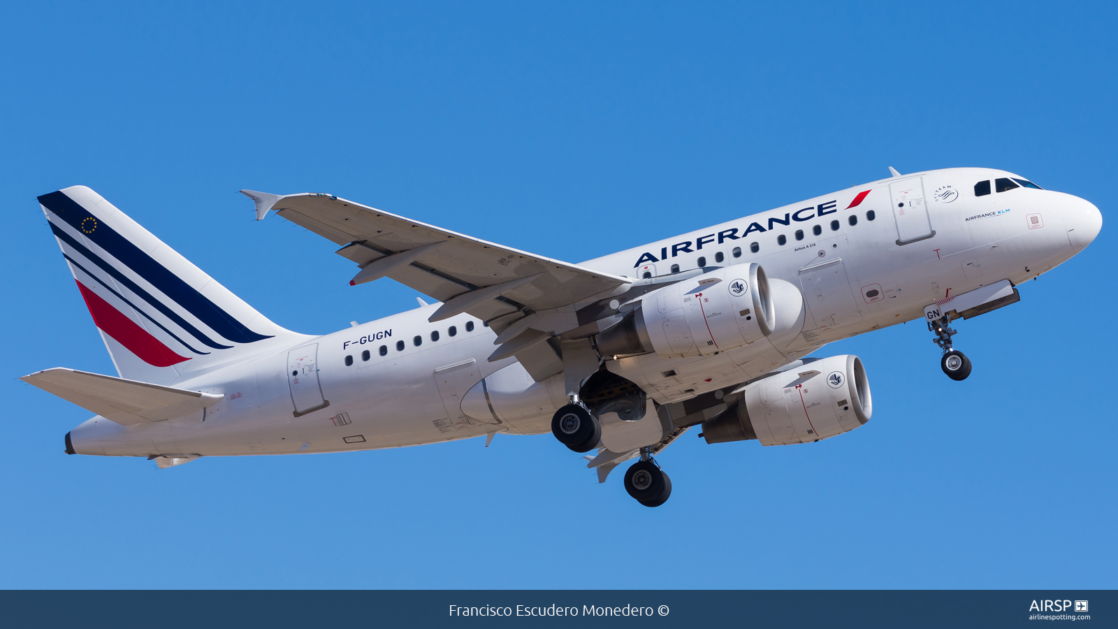 Air France  Airbus A318  F-GUGN