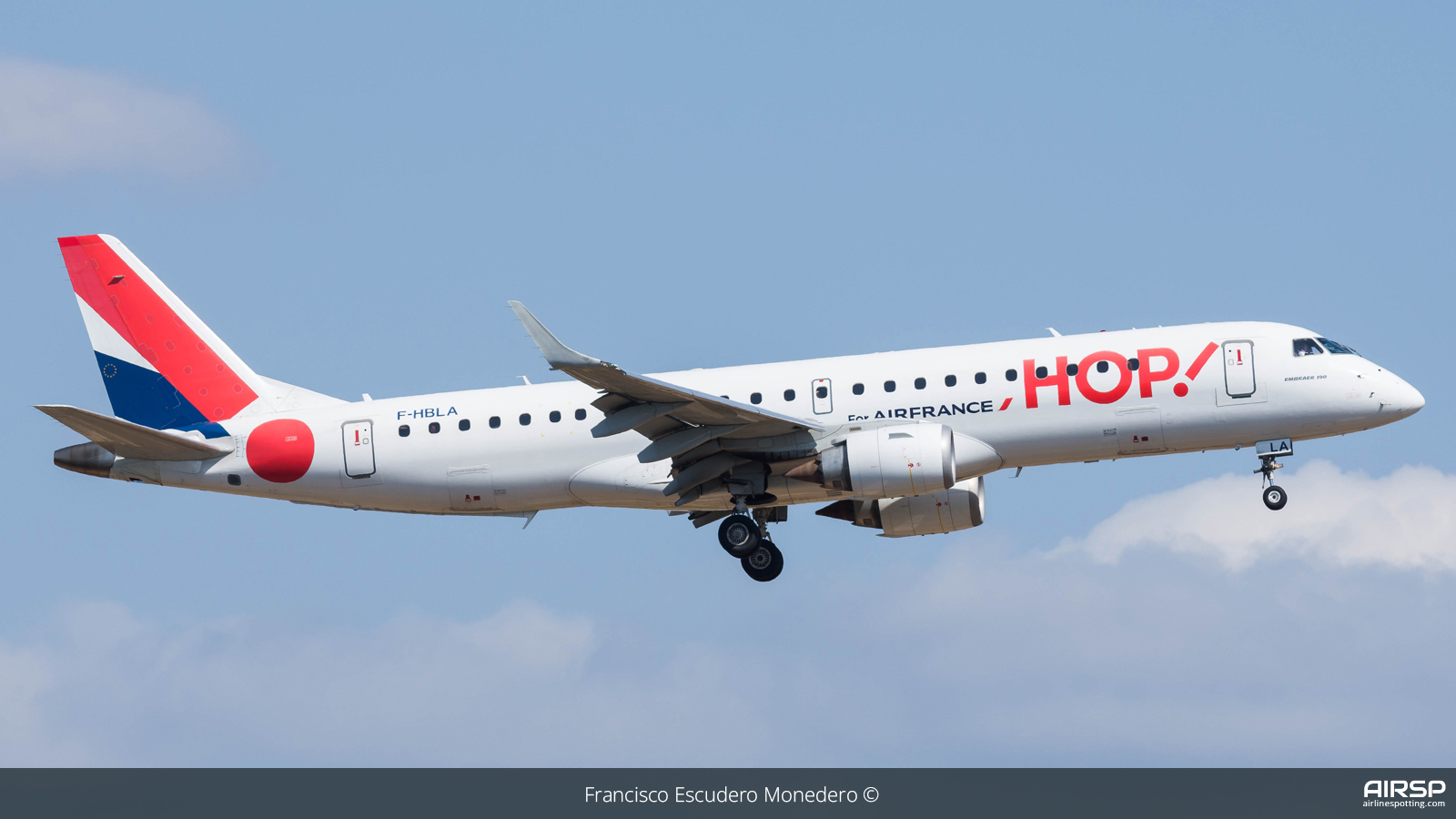 Hop!  Embraer E190  F-HBLA