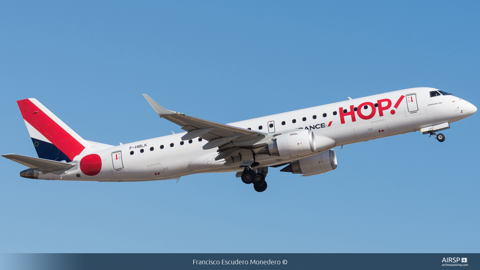 HOP!  Embraer E190  F-HBLK