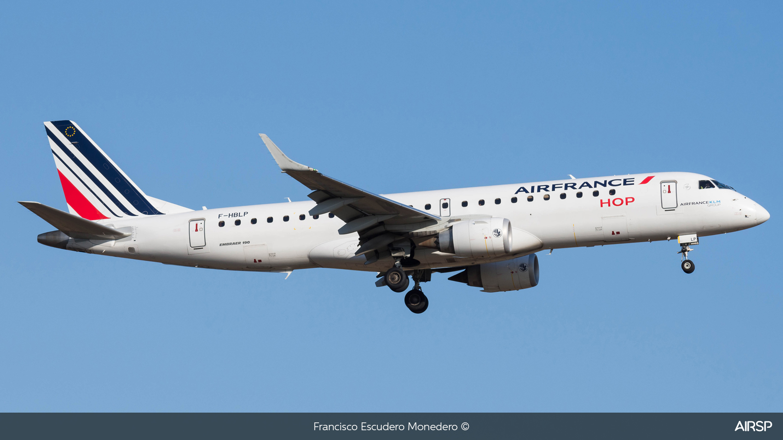 Air France Hop  Embraer E190  F-HBLP