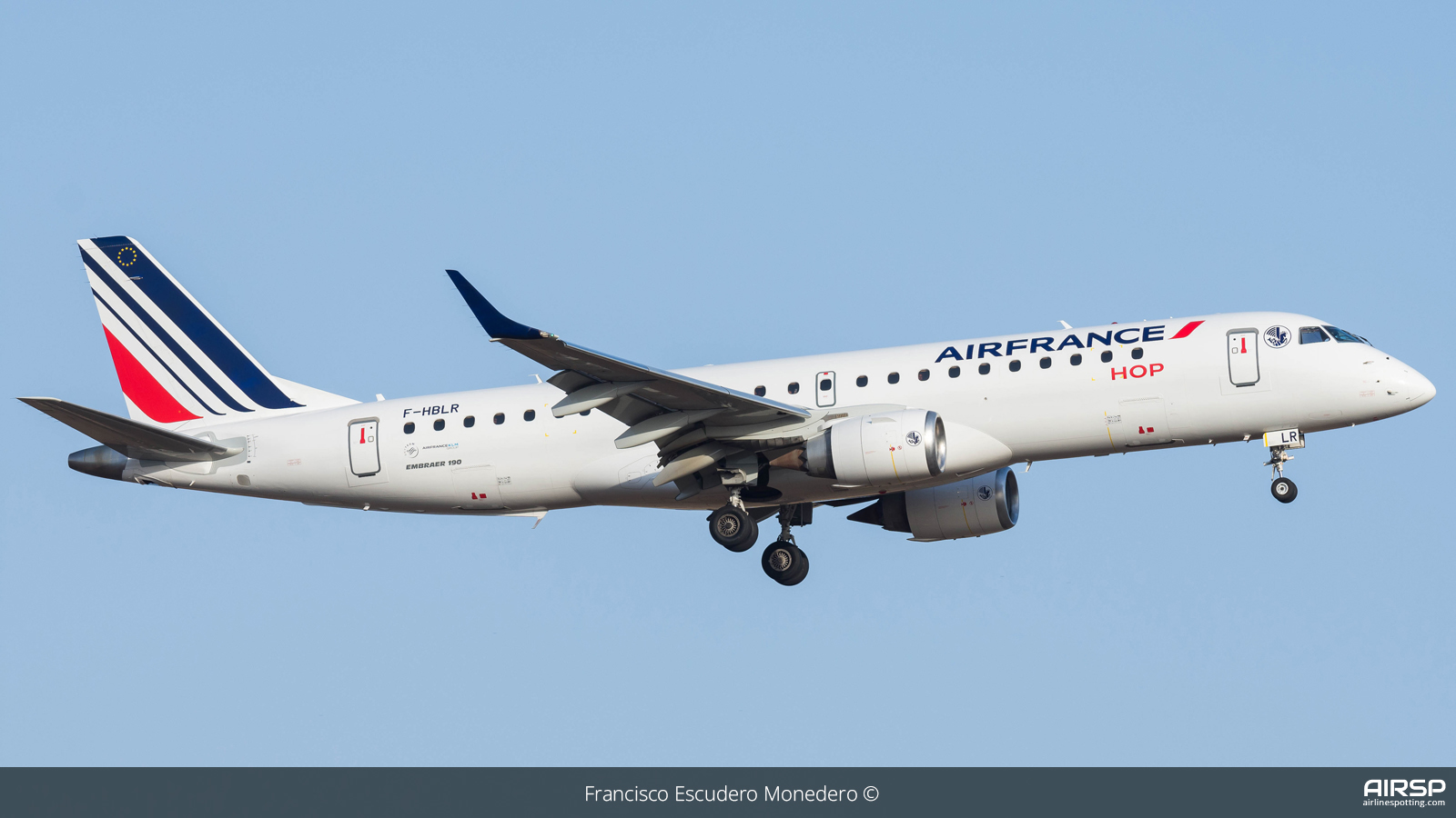 Air France Hop  Embraer E190  F-HBLR