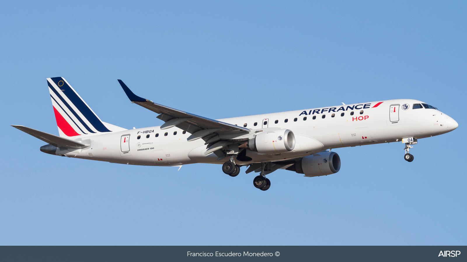 Air France Hop  Embraer E190  F-HBQA