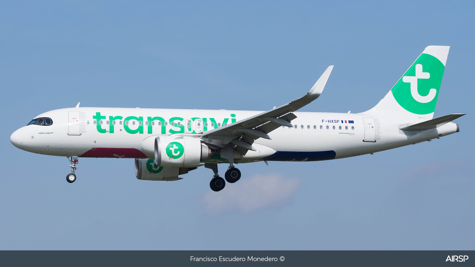Transavia  Airbus A320neo  F-HXSF