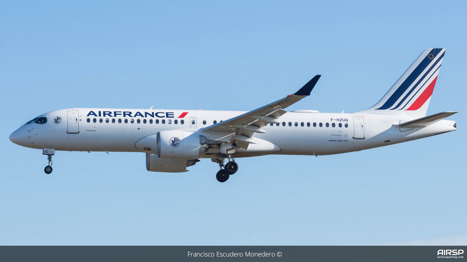 Air France  Airbus A220-300  F-HZUG