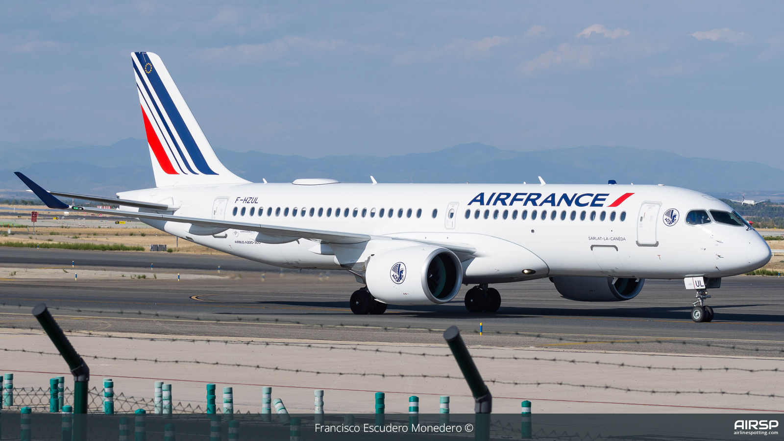 Air France  Airbus A220-300  F-HZUL