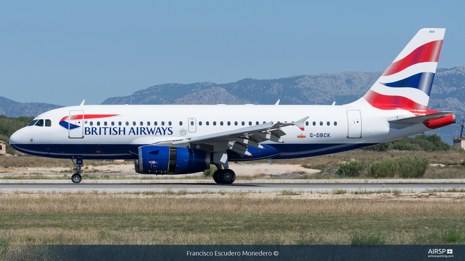 British Airways  Airbus A319  G-DBCK
