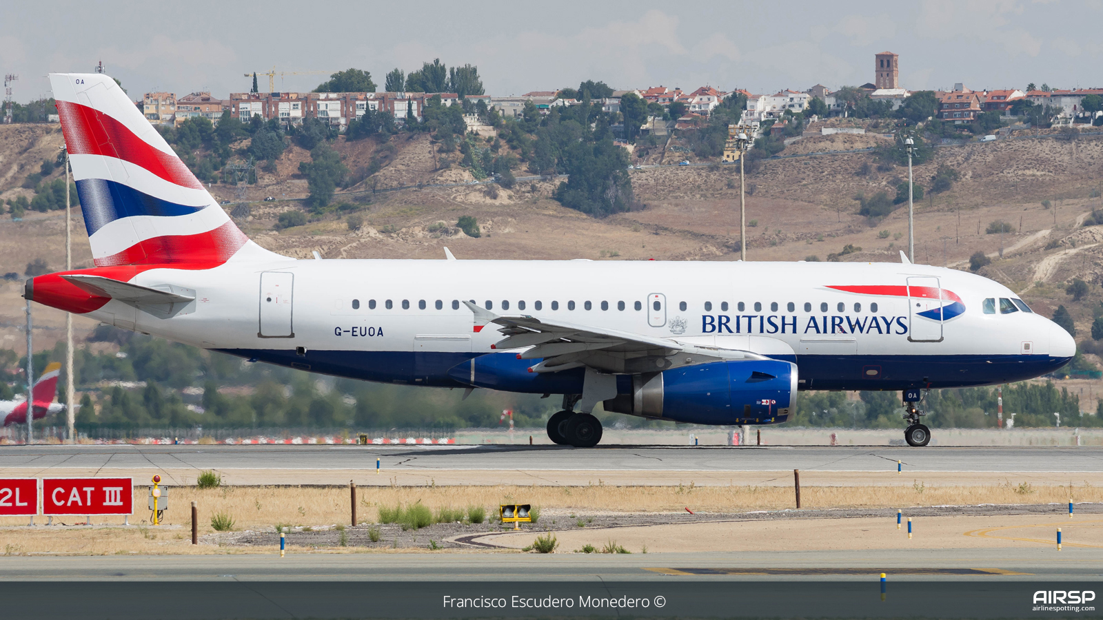 British Airways  Airbus A319  G-EUOA