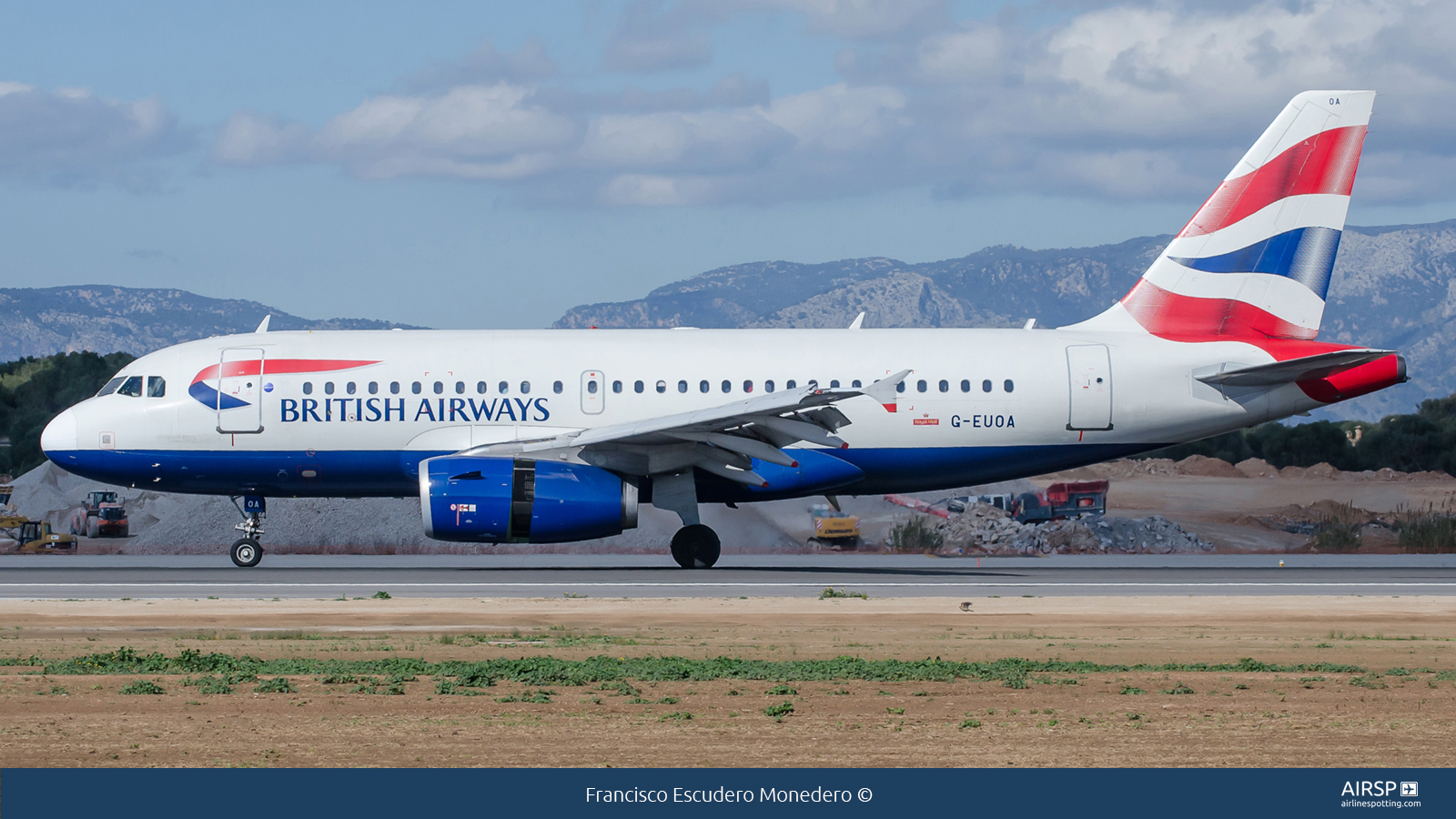 British Airways  Airbus A319  G-EUOA