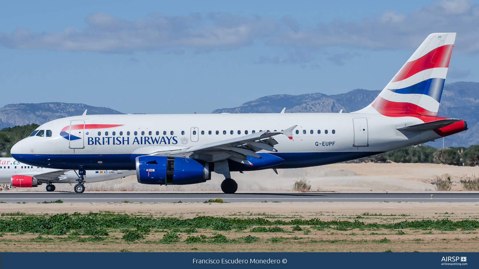 British Airways  Airbus A319  G-EUPF