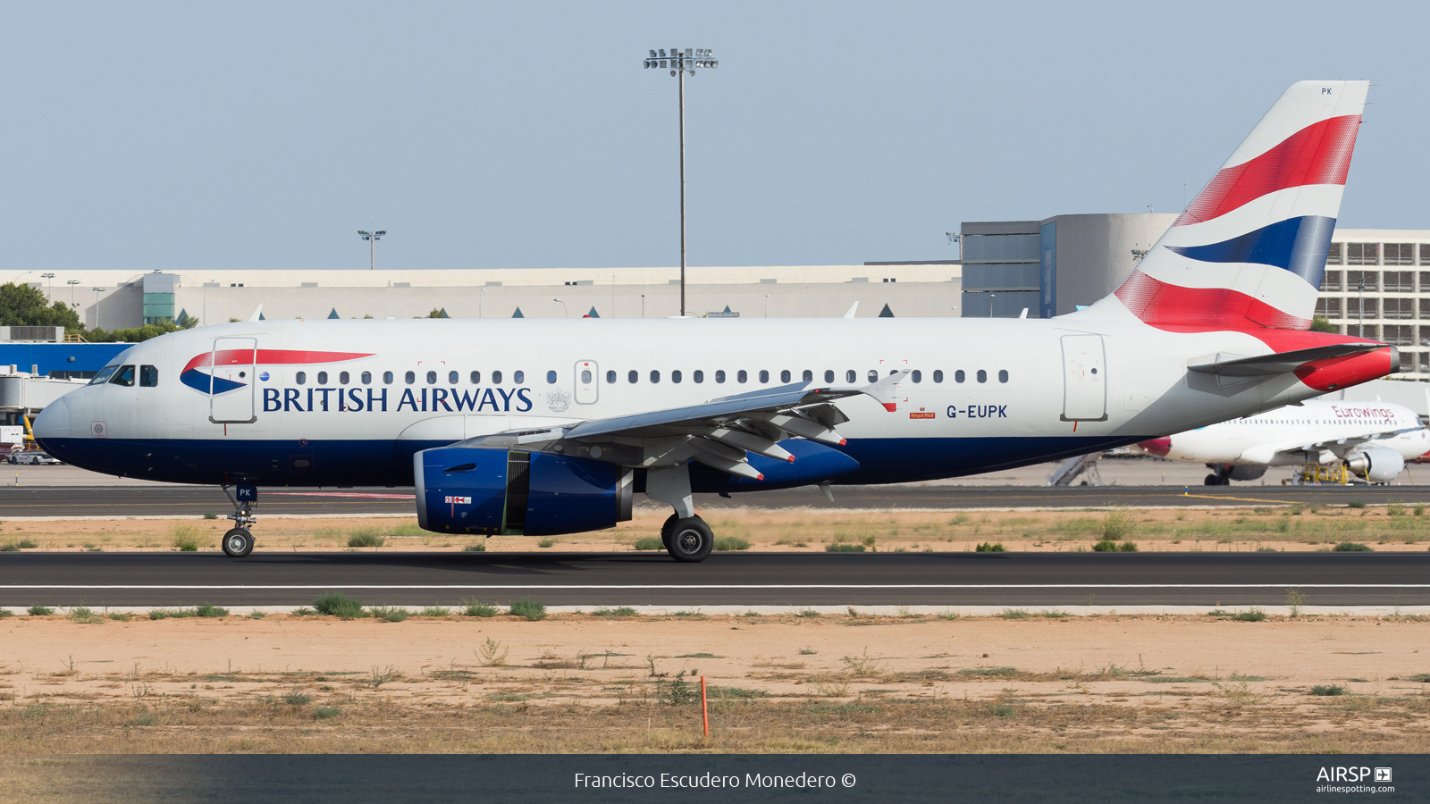 British Airways  Airbus A319  G-EUPK
