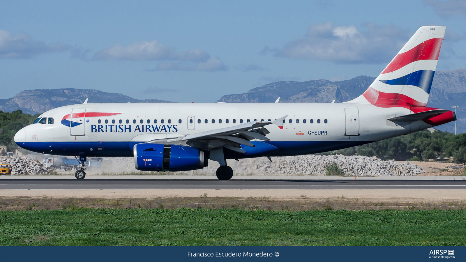 British Airways  Airbus A319  G-EUPR