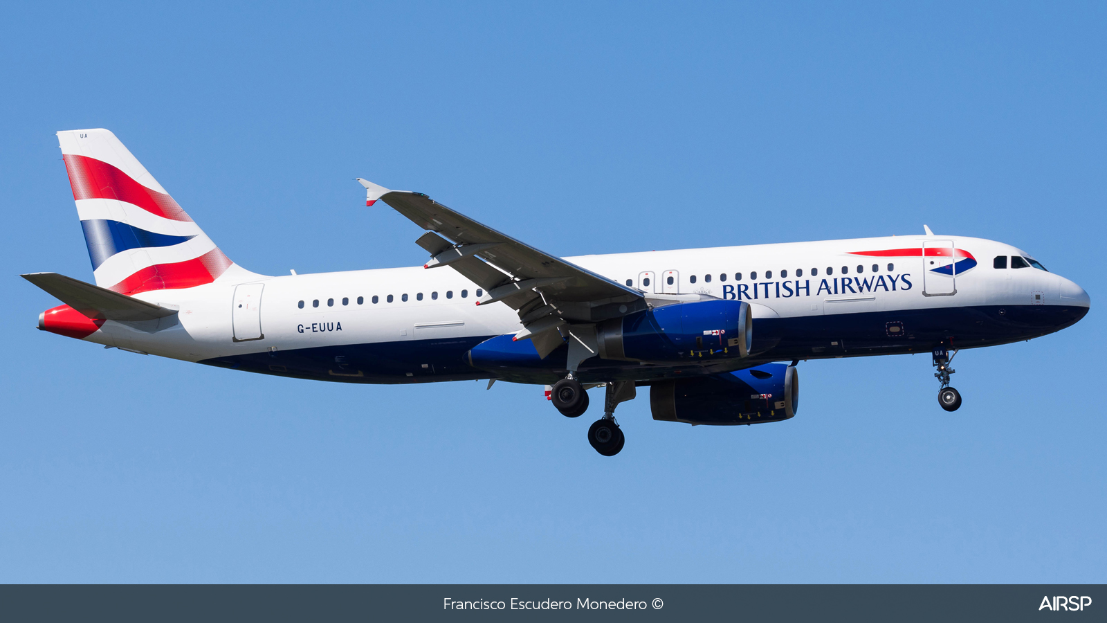 British Airways  Airbus A320  G-EUUA