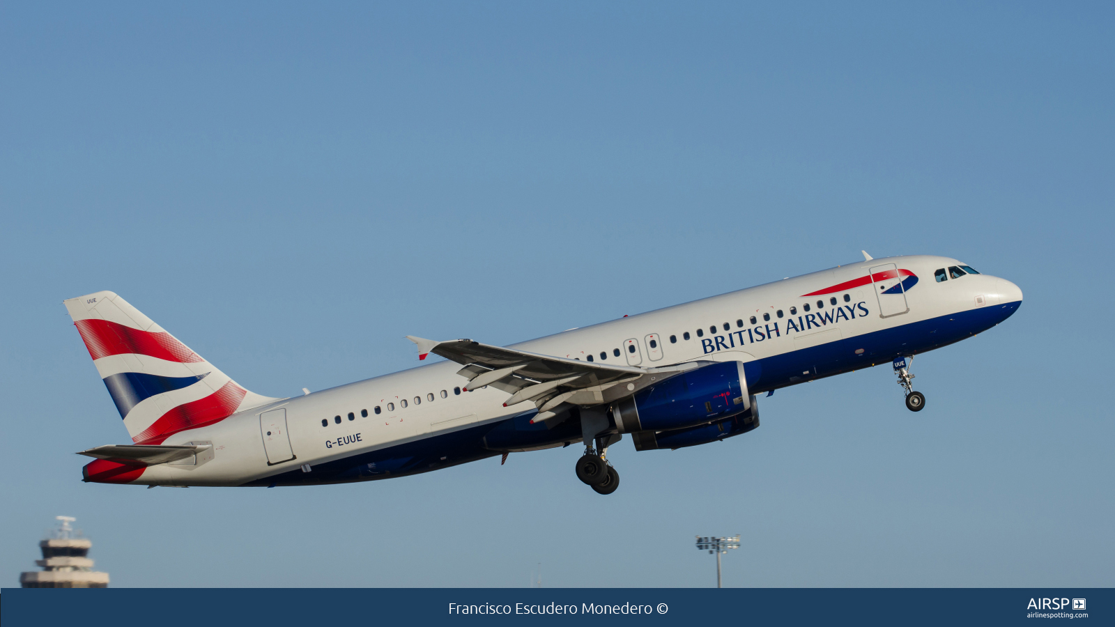 British Airways  Airbus A320  G-EUUE