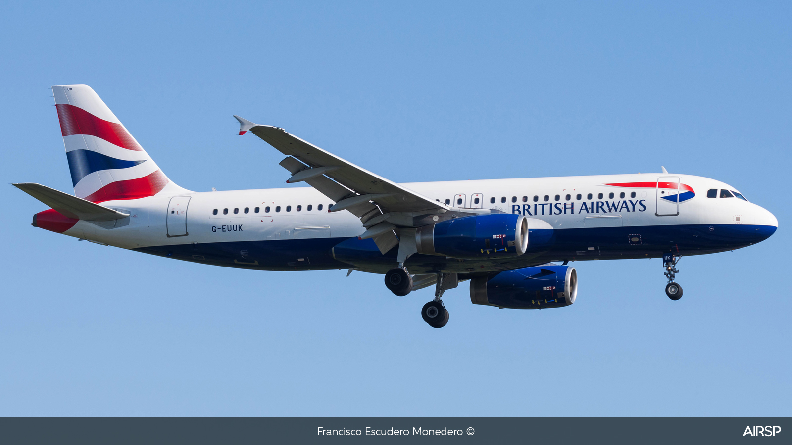 British Airways  Airbus A320  G-EUUK