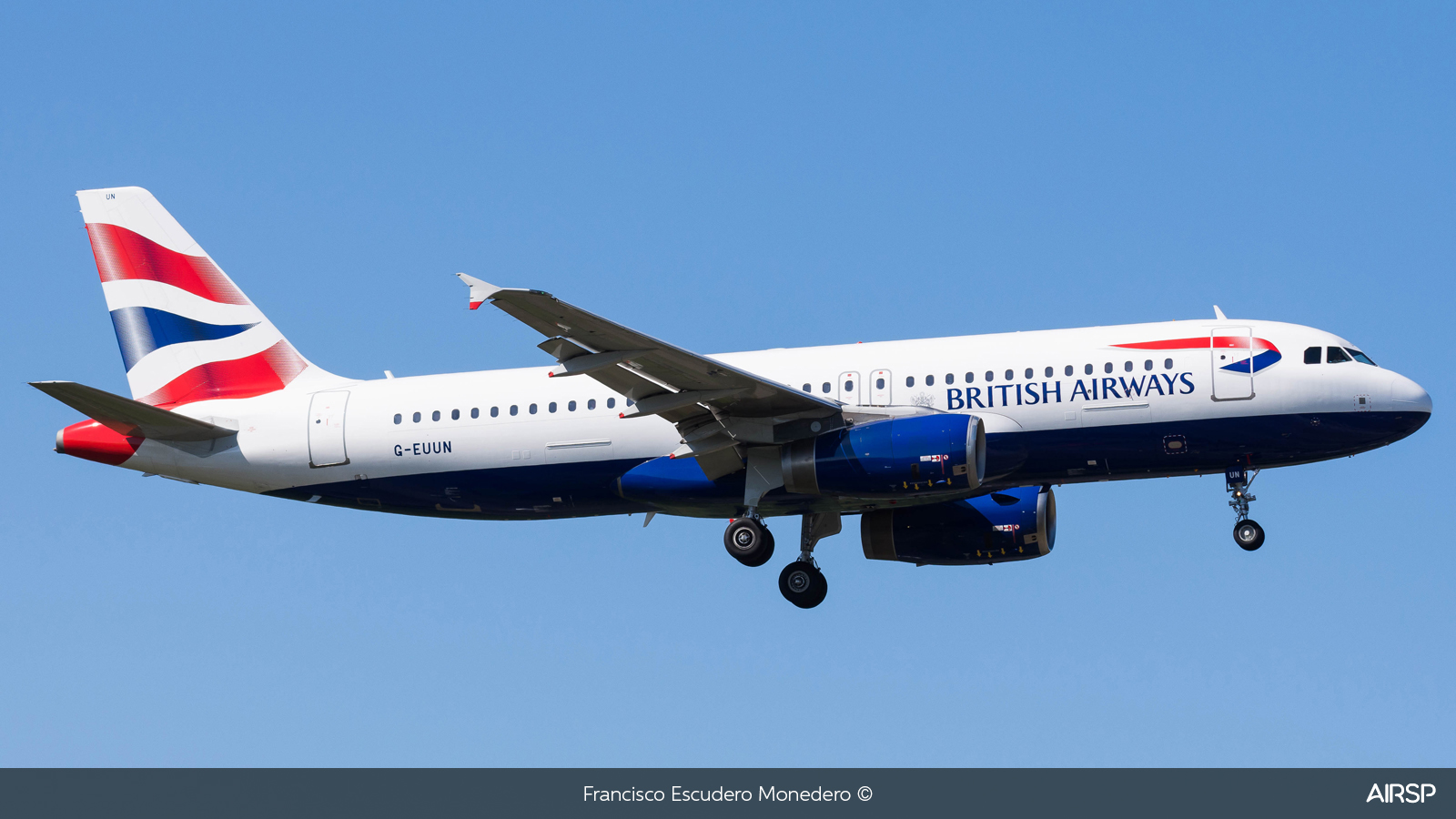 British Airways  Airbus A320  G-EUUN