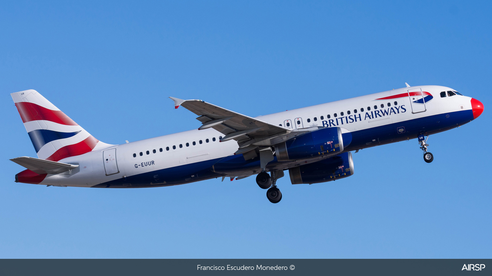 British Airways  Airbus A320  G-EUUR