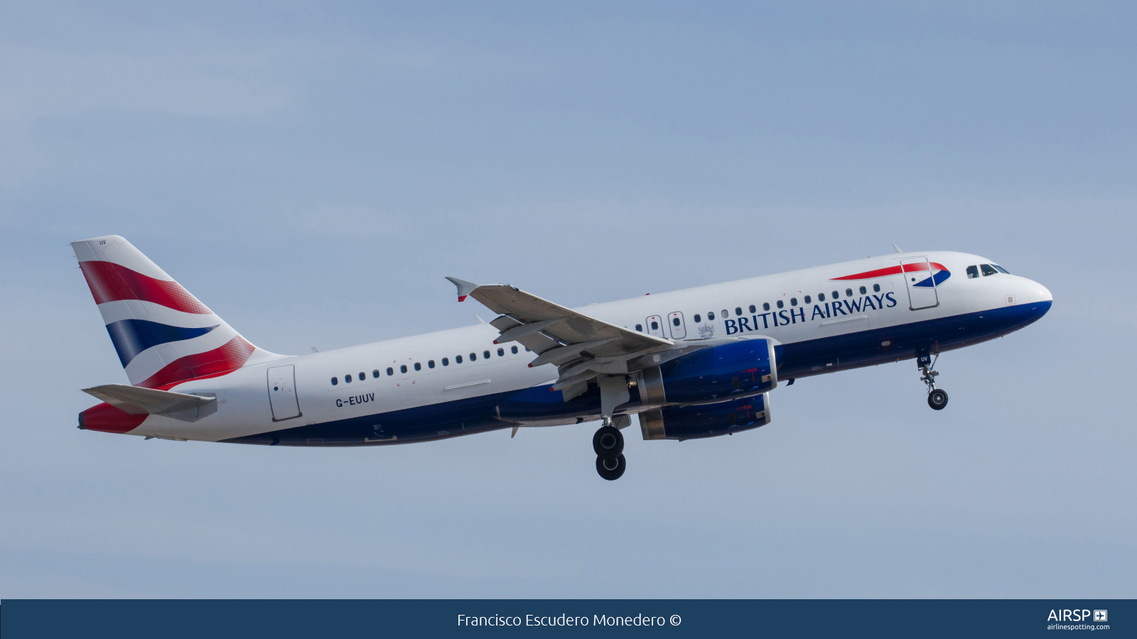 British Airways  Airbus A320  G-EUUV