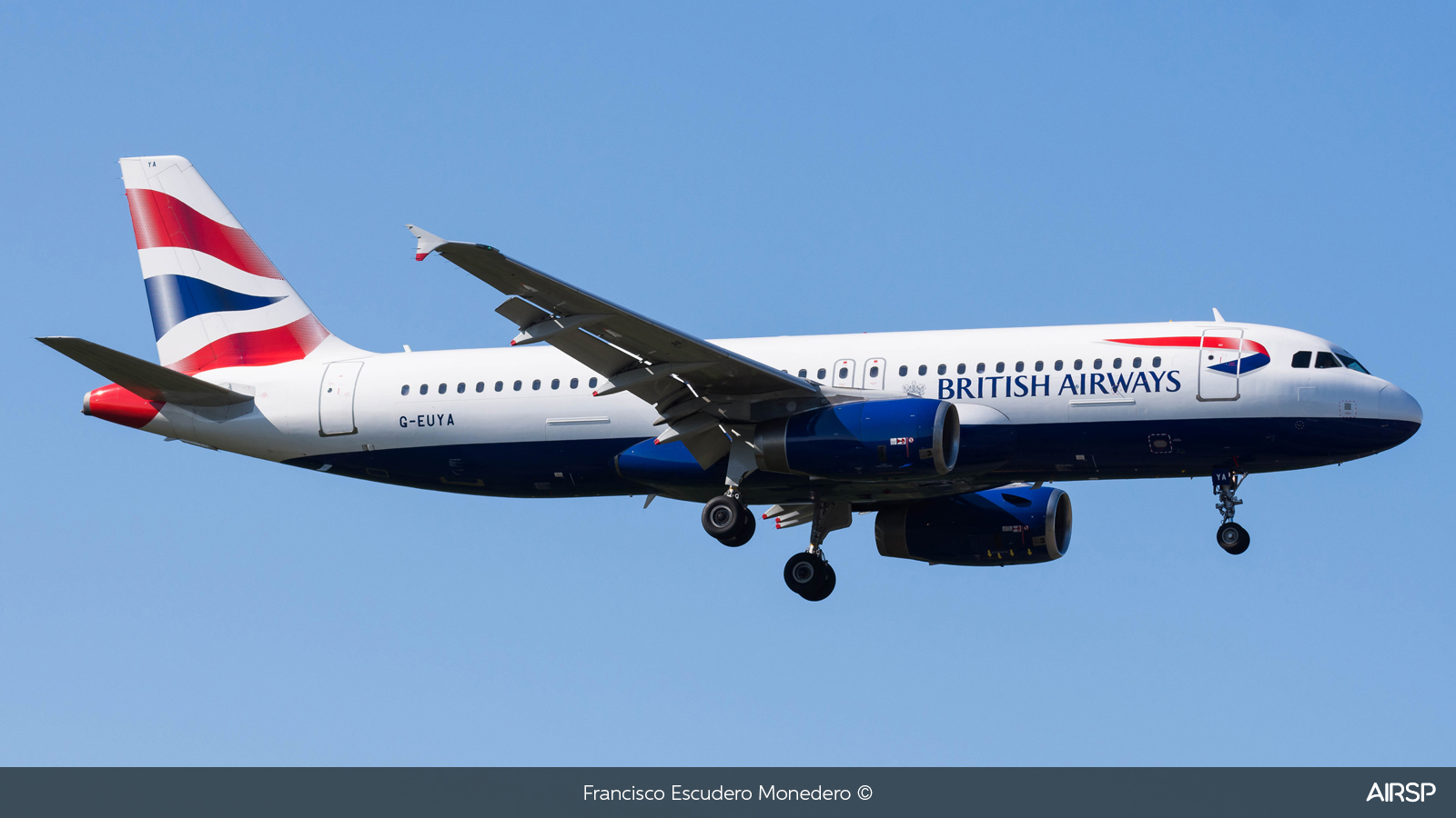 British Airways  Airbus A320  G-EUYA