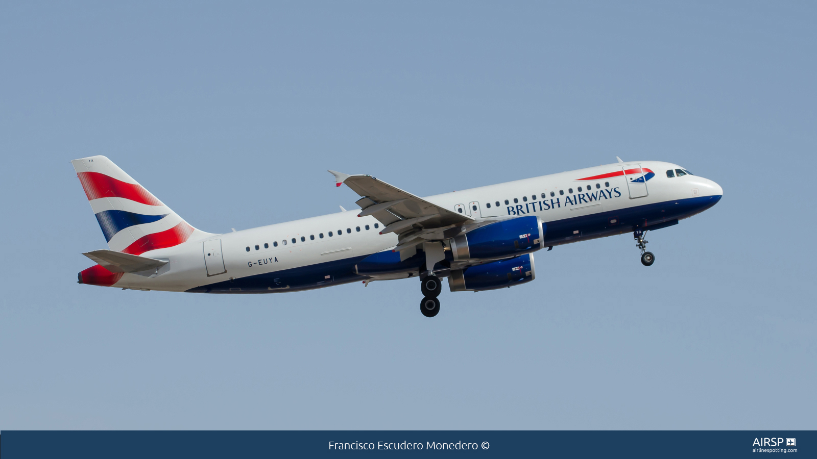 British Airways  Airbus A320  G-EUYA