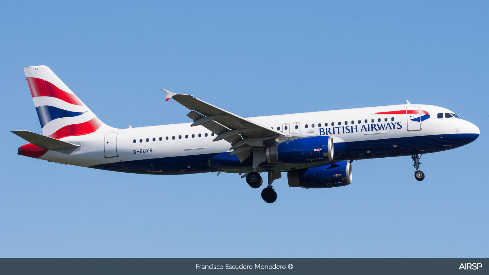 British Airways  Airbus A320  G-EUYB