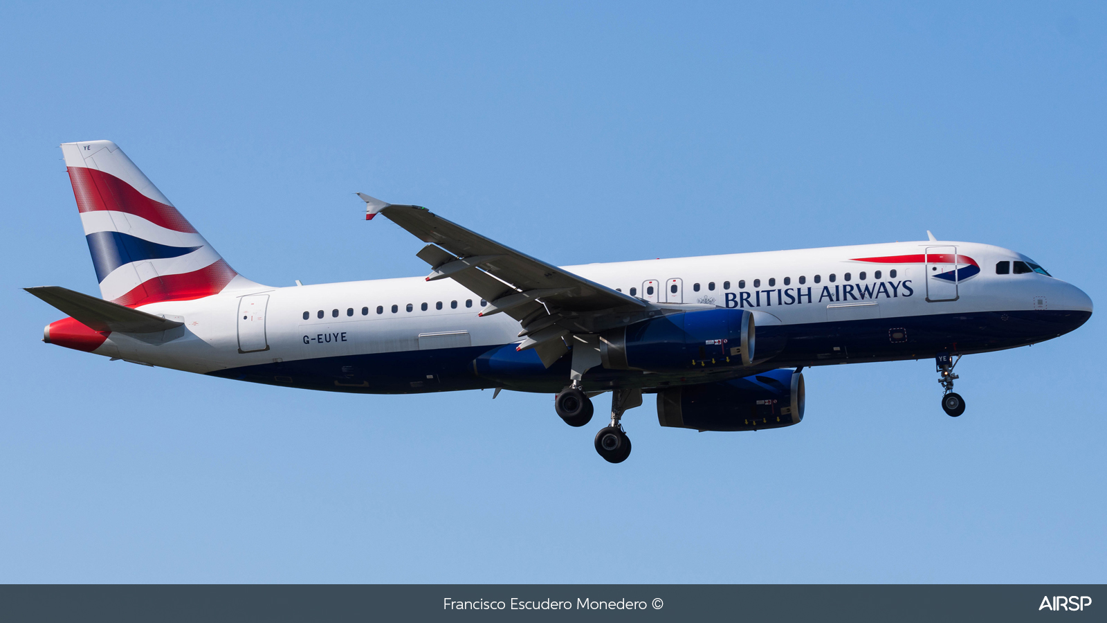 British Airways  Airbus A320  G-EUYE