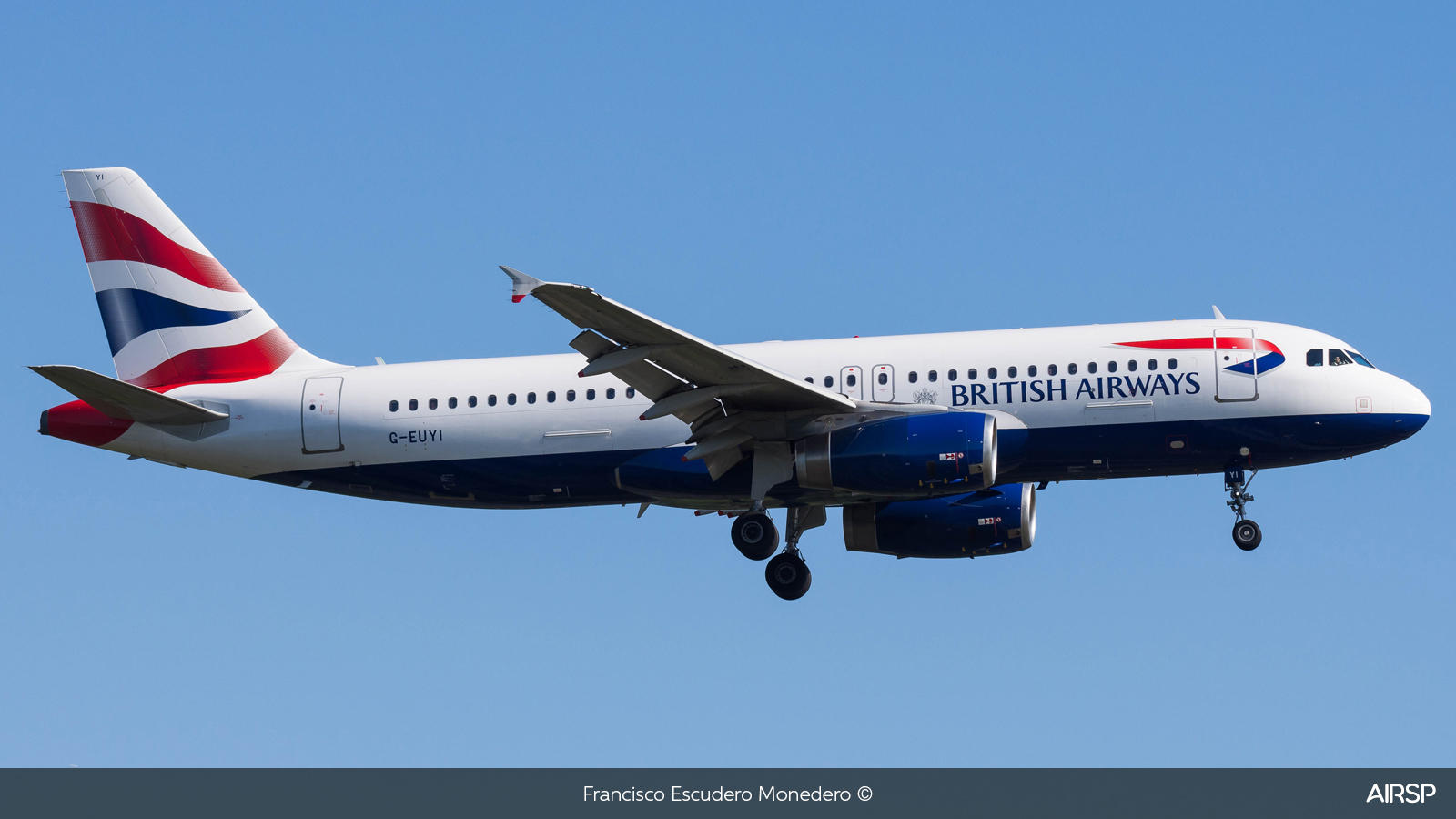 British Airways  Airbus A320  G-EUYI