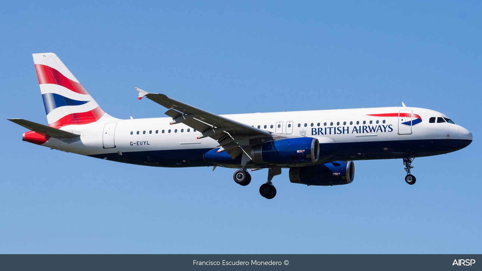 British Airways  Airbus A320  G-EUYL