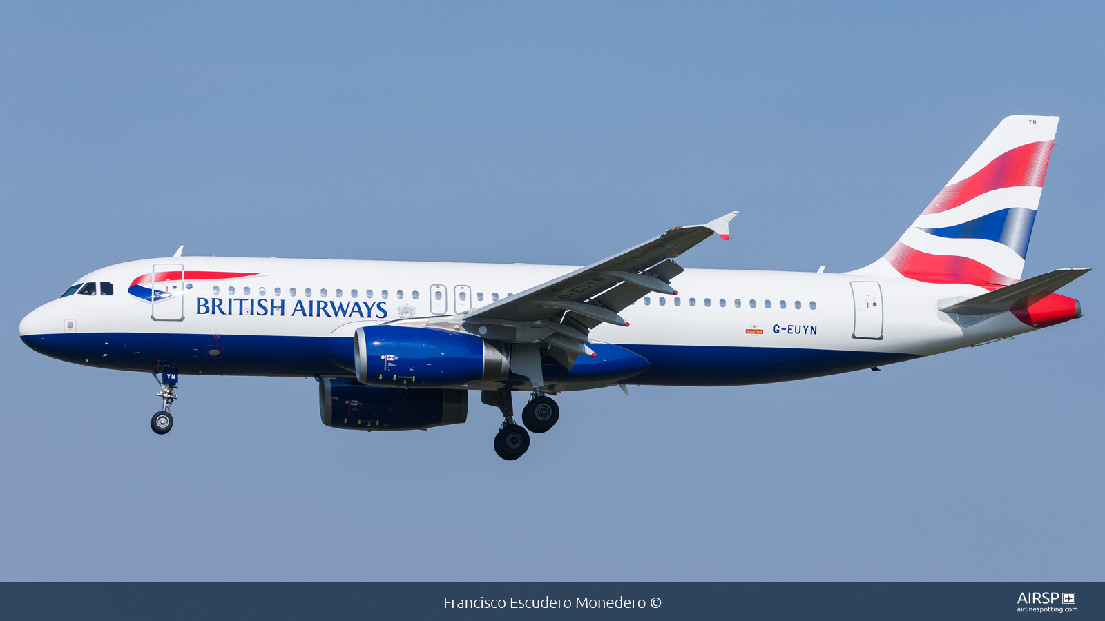 British Airways  Airbus A320  G-EUYN