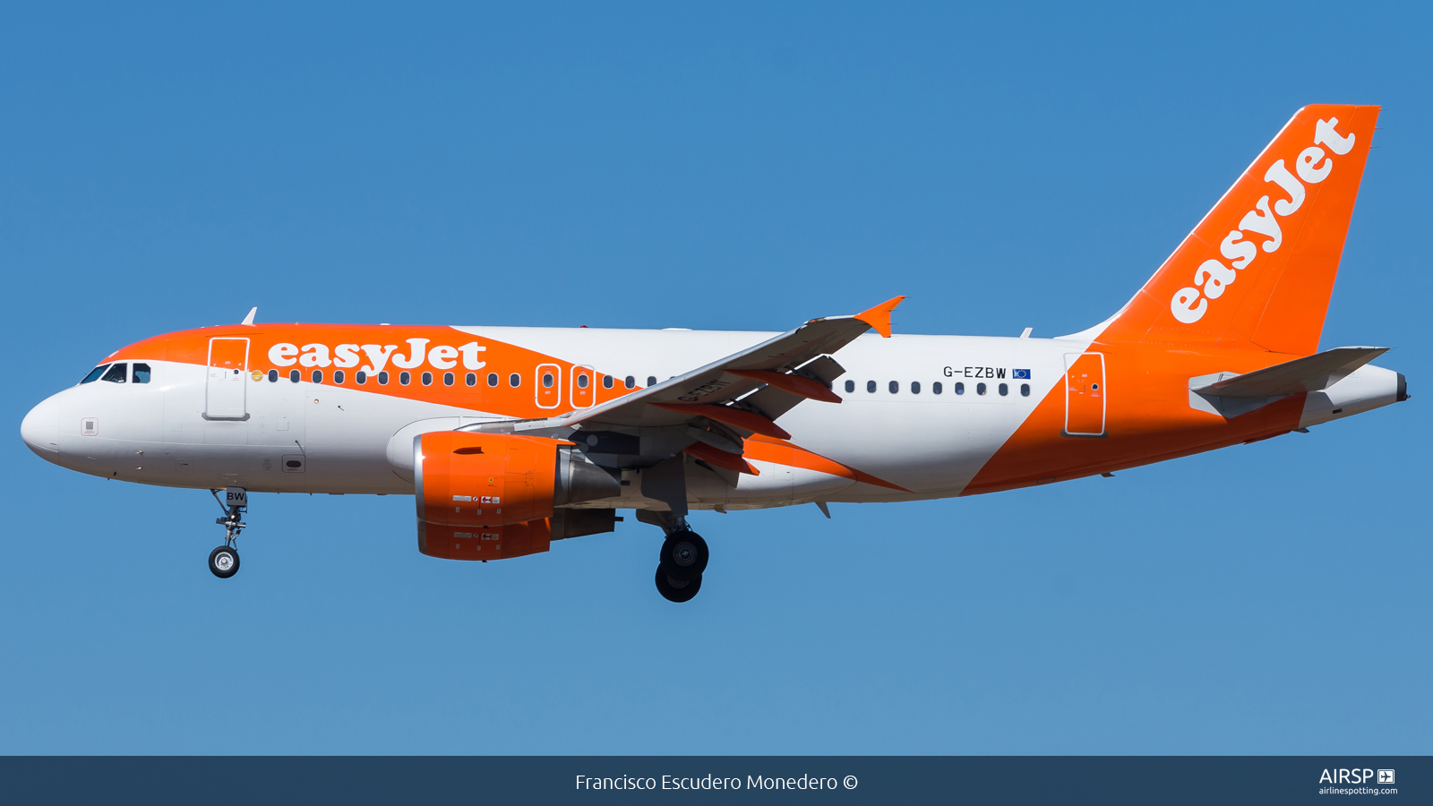 Easyjet  Airbus A319  G-EZBW