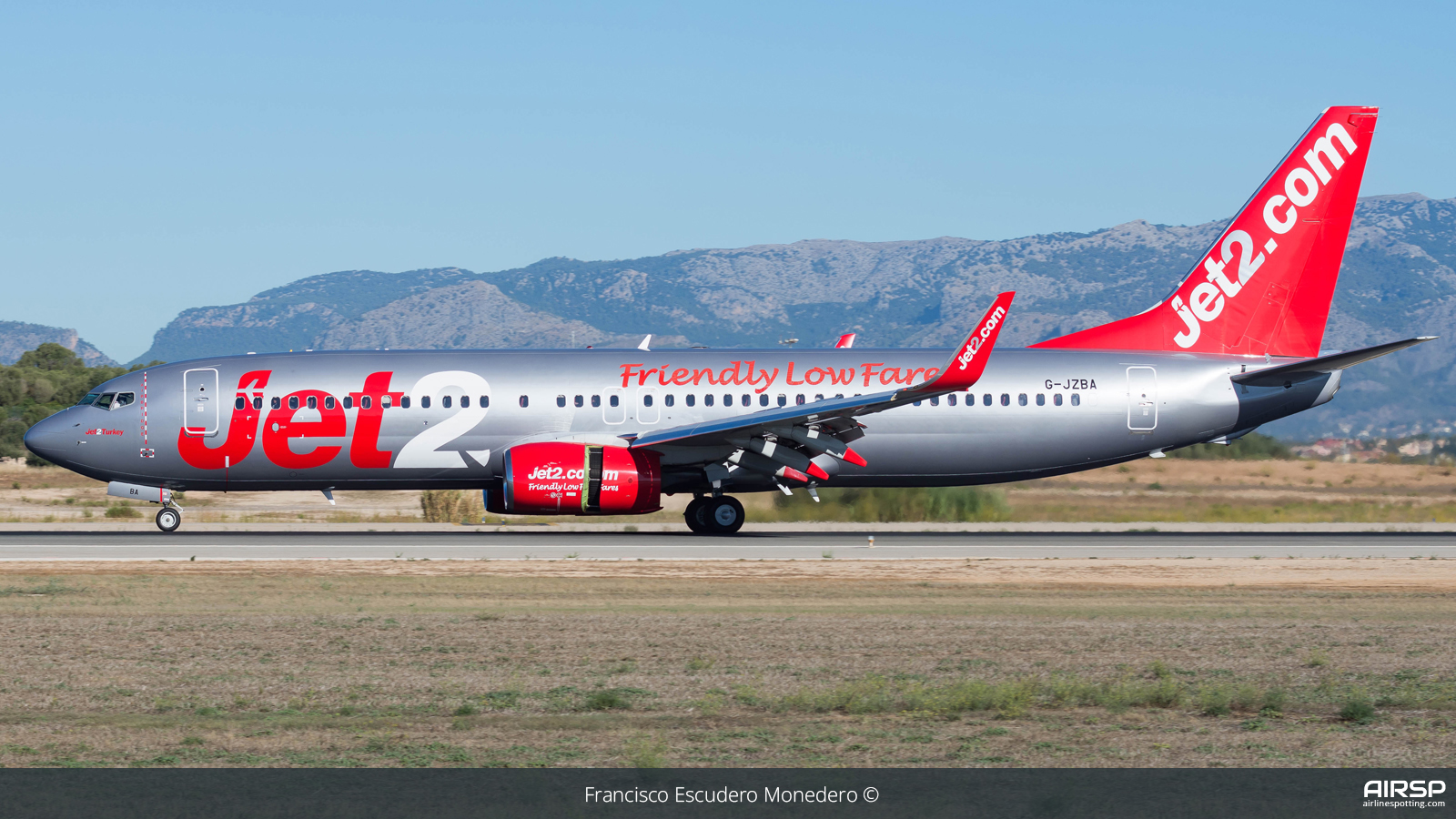 Jet2  Boeing 737-800  G-JZBA