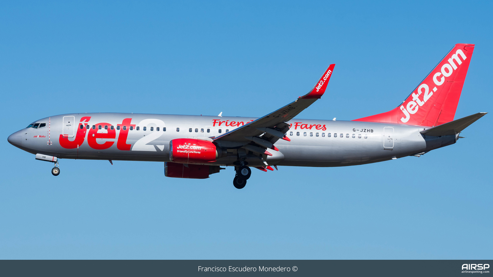 Jet2  Boeing 737-800  G-JZHB