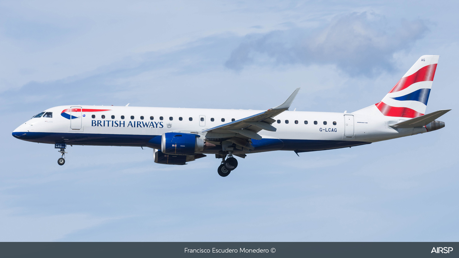 British Airways Cityflyer  Embraer E190  G-LCAG