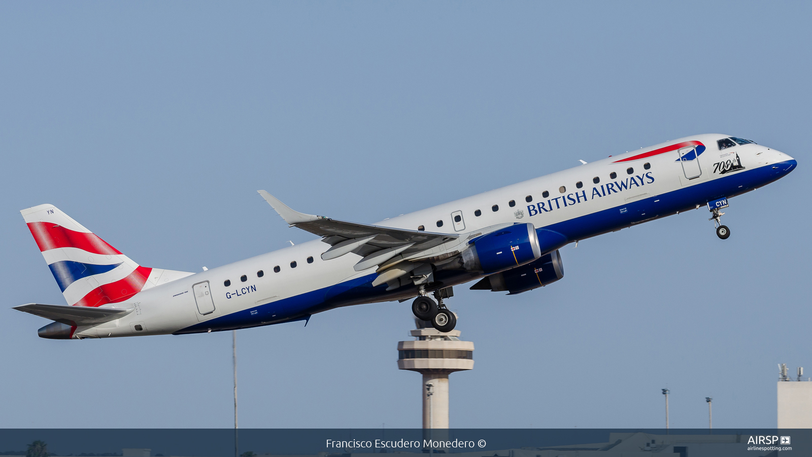 British Airways Cityflyer  Embraer E190  G-LCYN