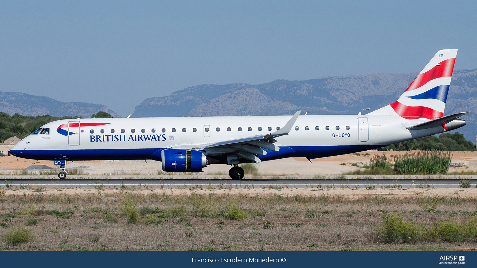 British Airways Cityflyer  Embraer E190  G-LCYO