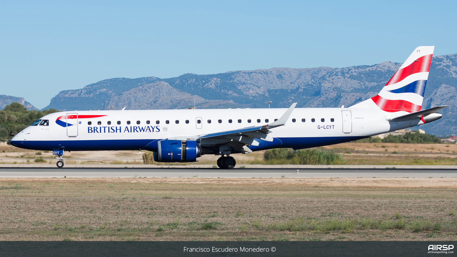 British Airways Cityflyer  Embraer E190  G-LCYT