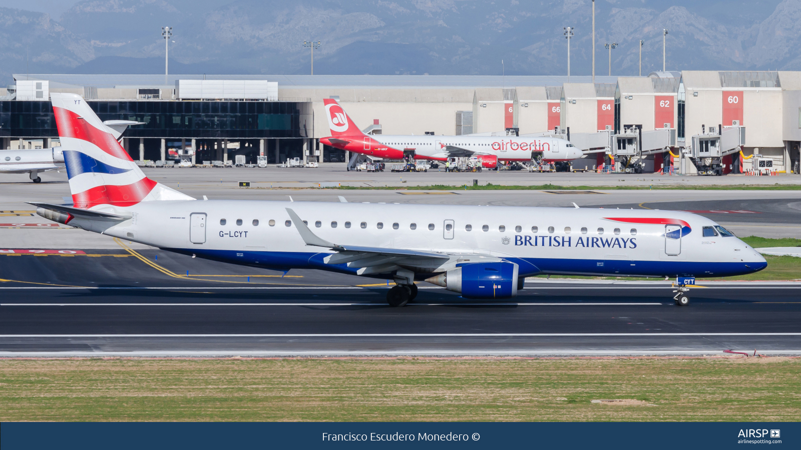 British Airways Cityflyer  Embraer E190  G-LCYT