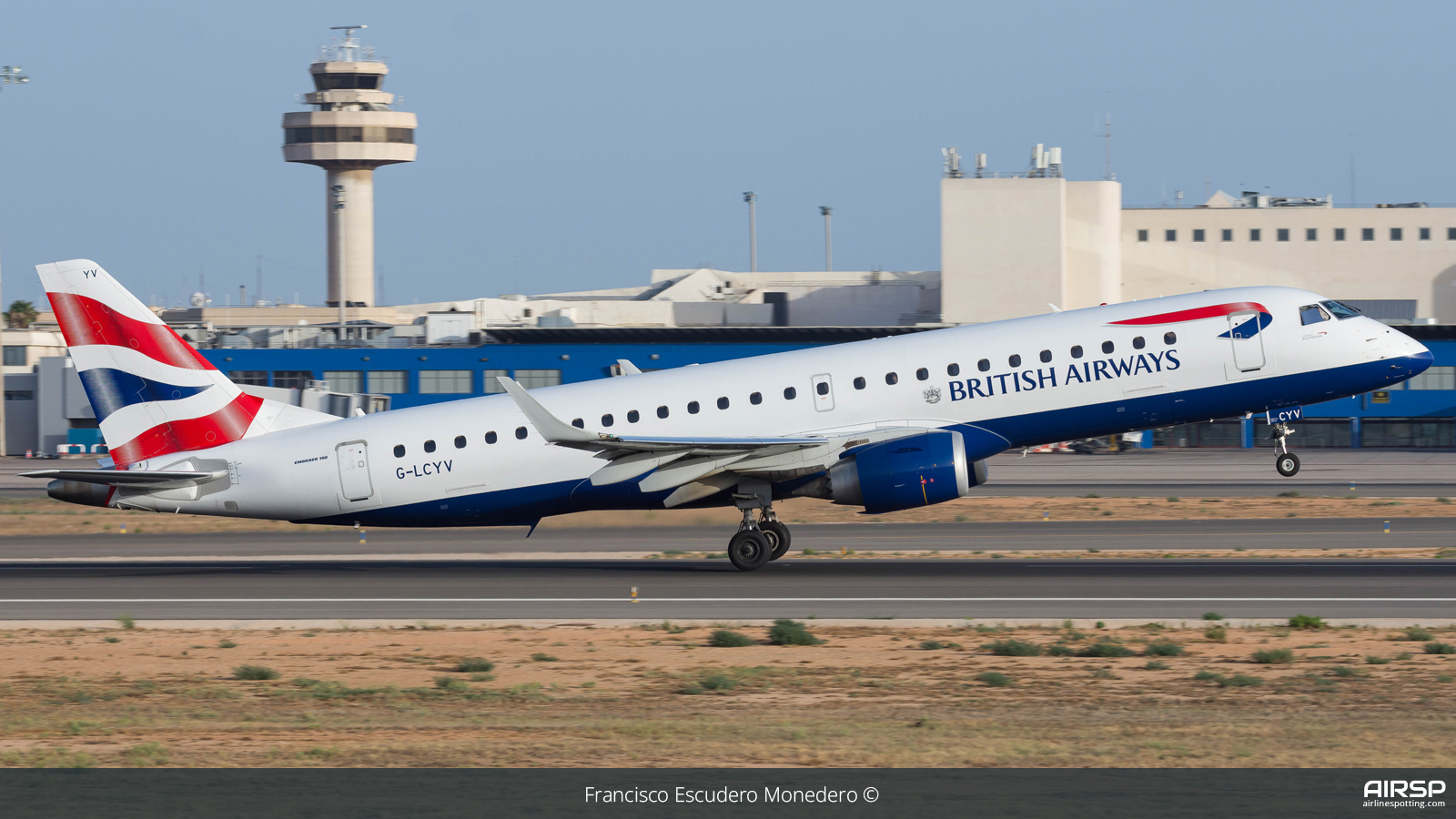 British Airways Cityflyer  Embraer E190  G-LCYV