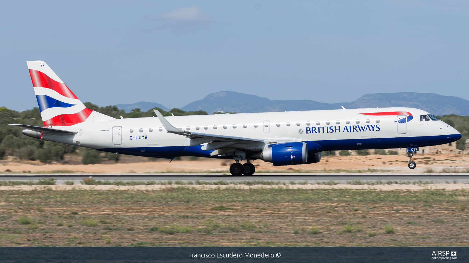 British Airways Cityflyer  Embraer E190  G-LCYW