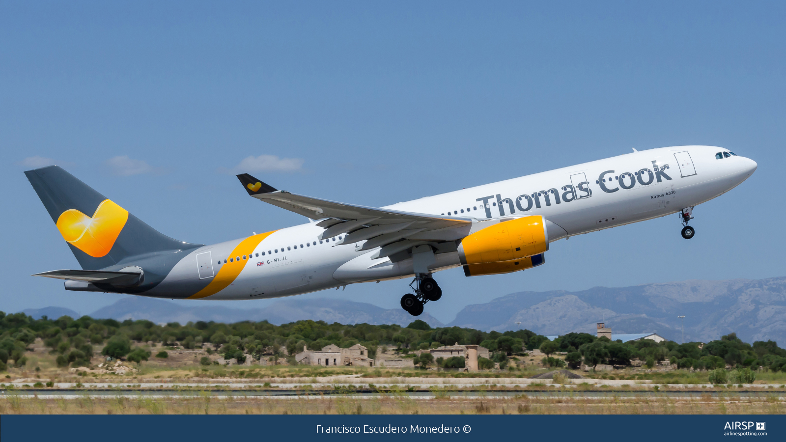 Thomas Cook Airlines  Airbus A330-200  G-MLJL
