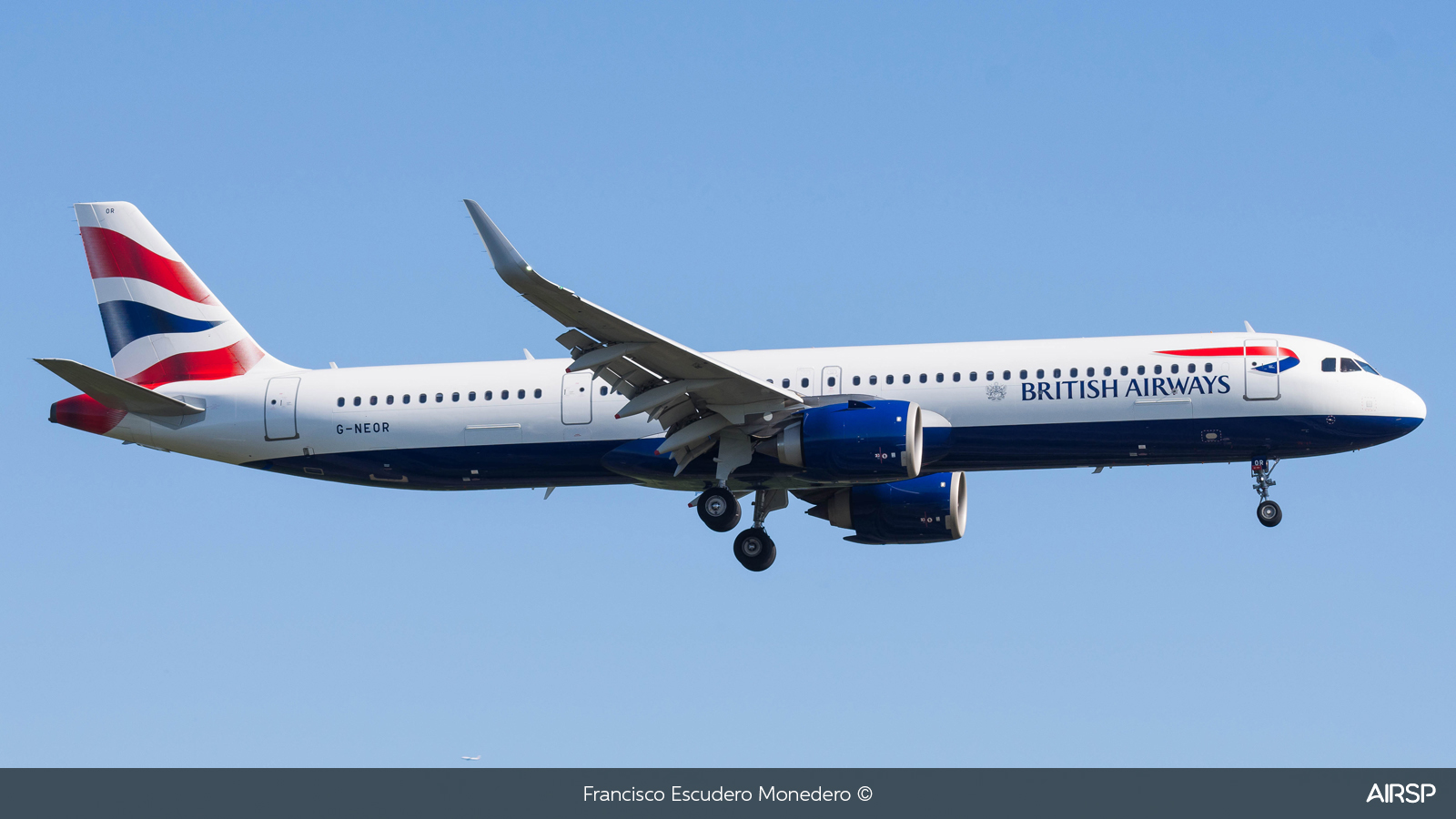 British Airways  Airbus A321neo  G-NEOR