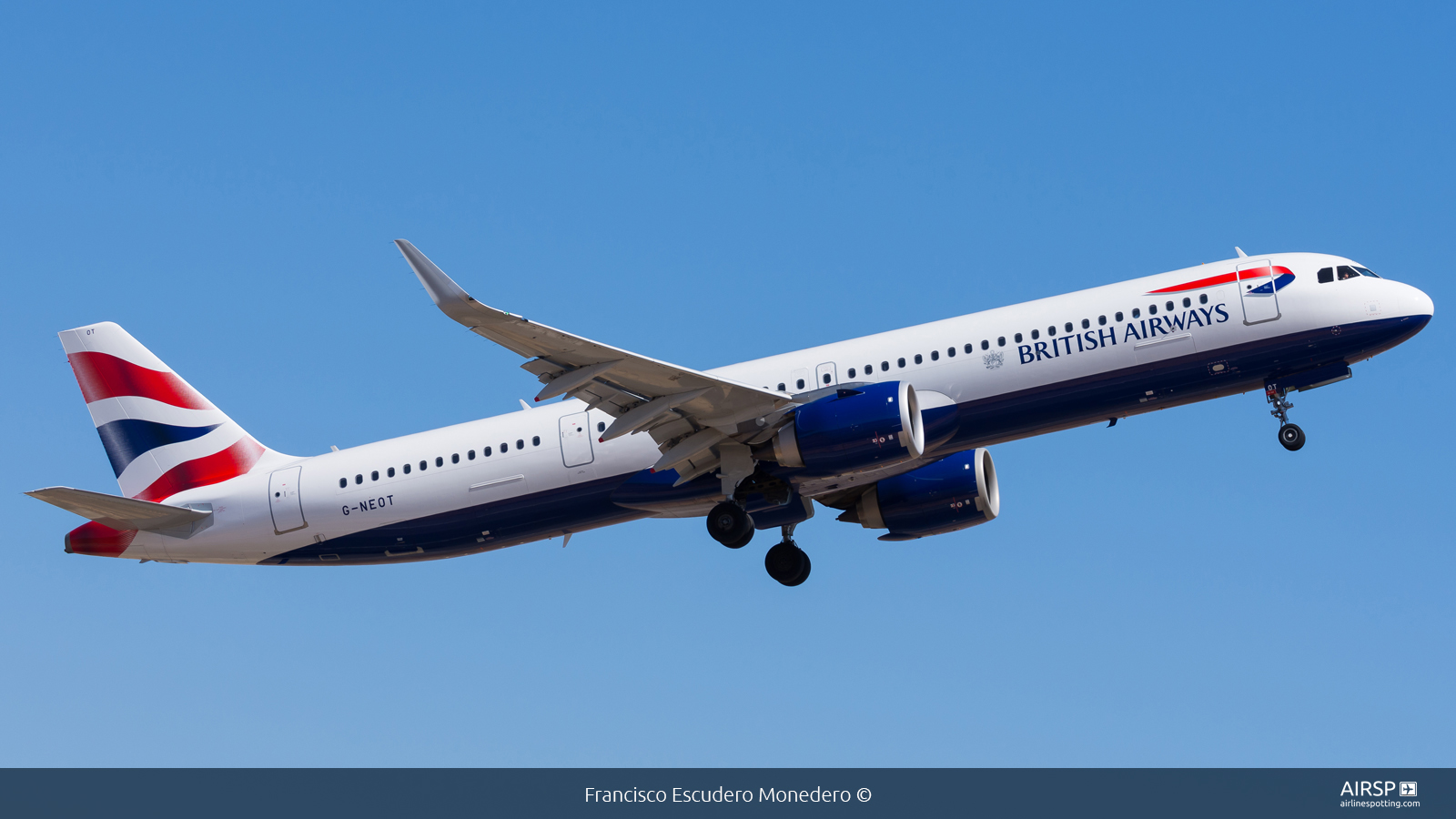 British Airways  Airbus A321neo  G-NEOT