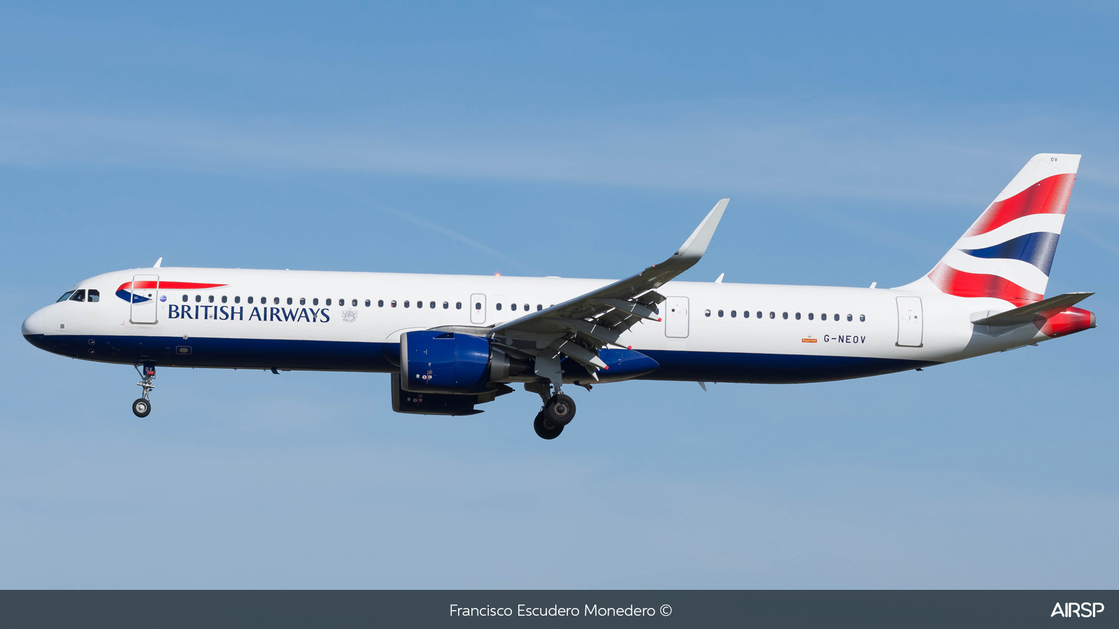 British Airways  Airbus A321neo  G-NEOV
