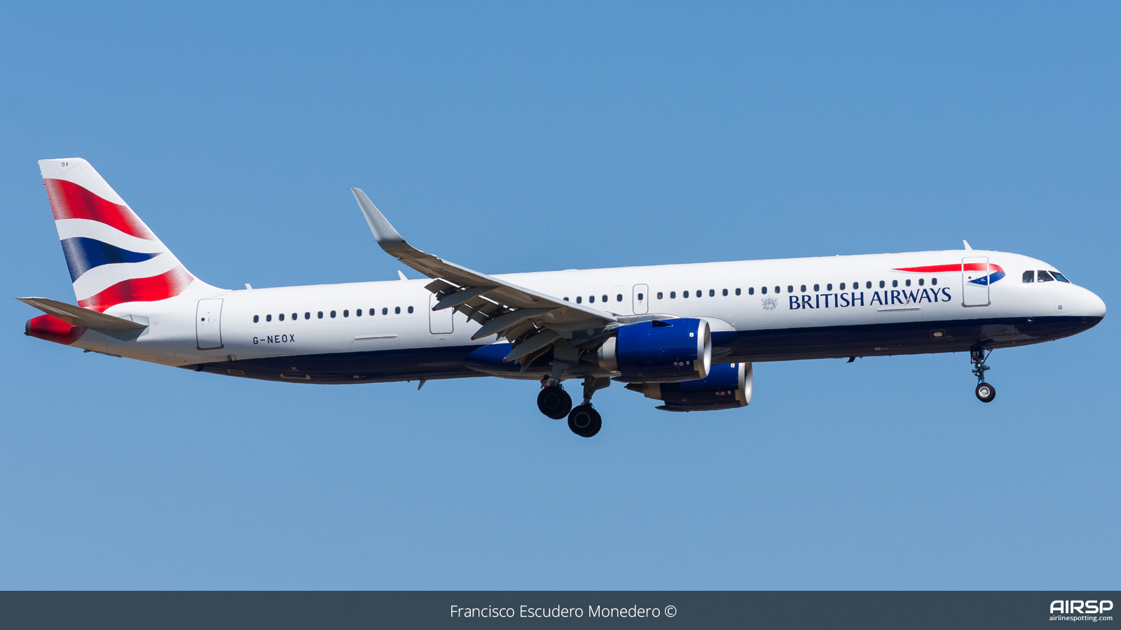 British Airways  Airbus A321neo  G-NEOX
