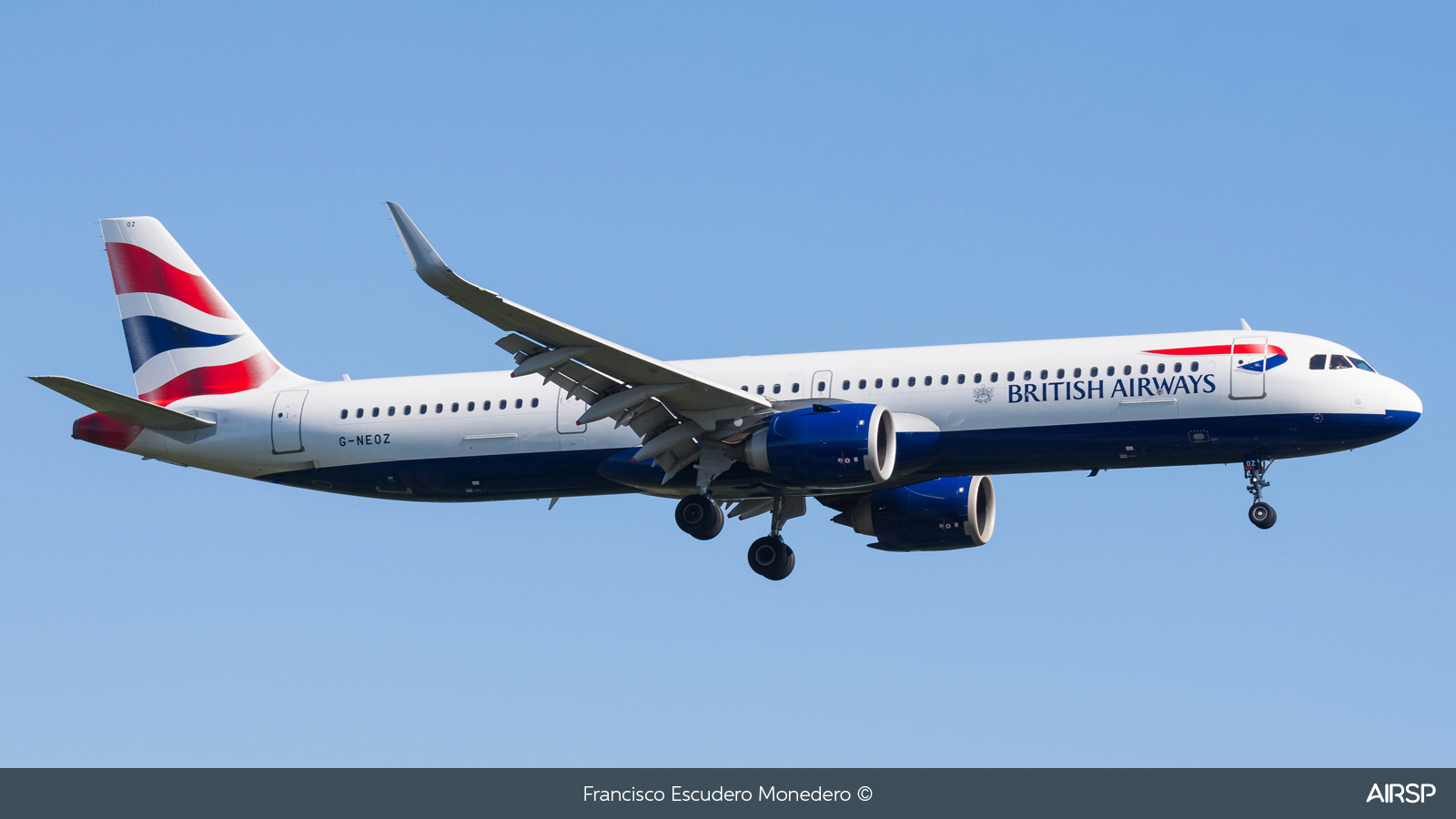 British Airways  Airbus A321neo  G-NEOZ