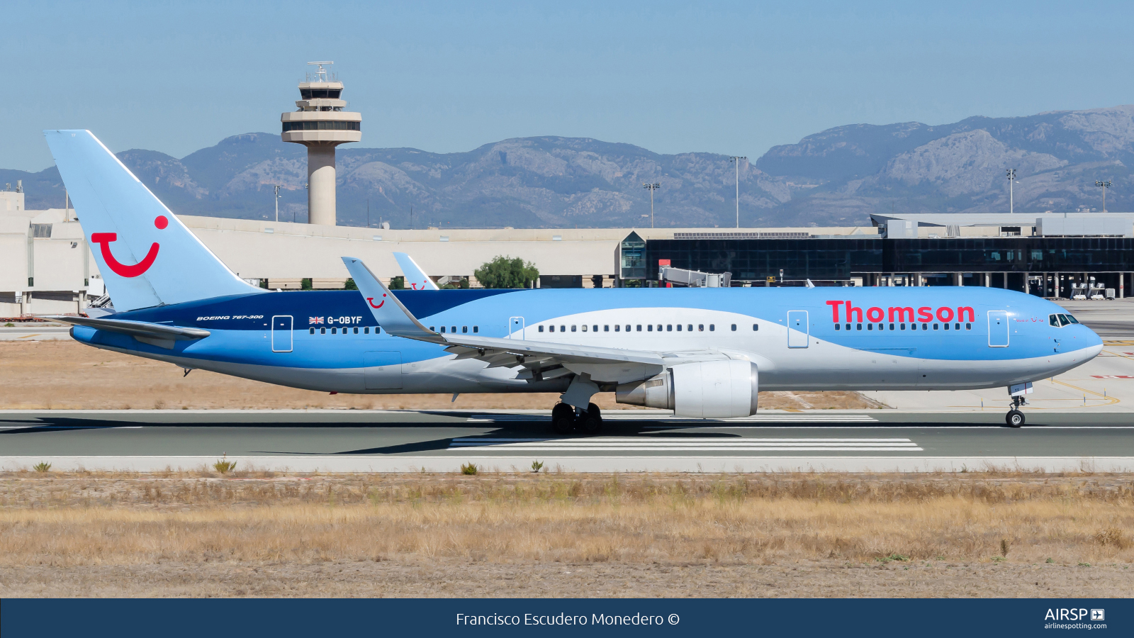Thomson Airways  Boeing 767-300  G-OBYF