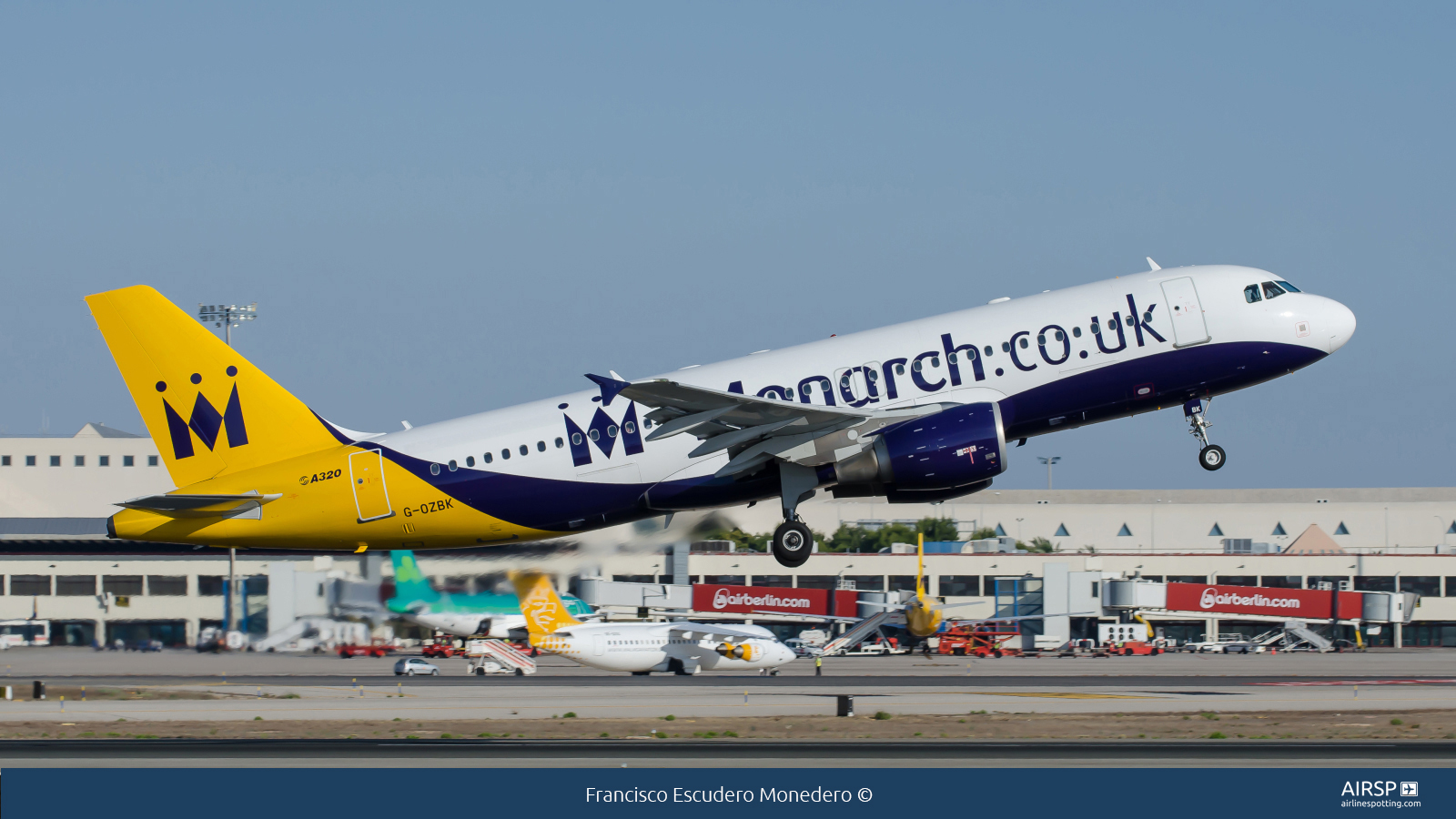 Monarch Airlines  Airbus A320  G-OZBK