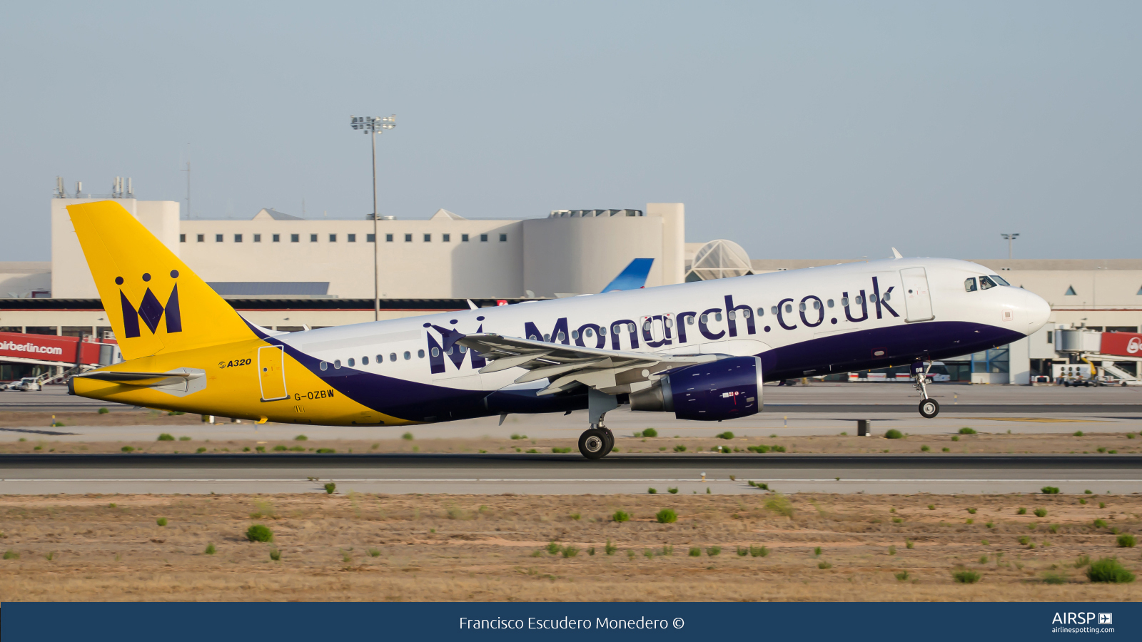 Monarch Airlines  Airbus A320  G-OZBW
