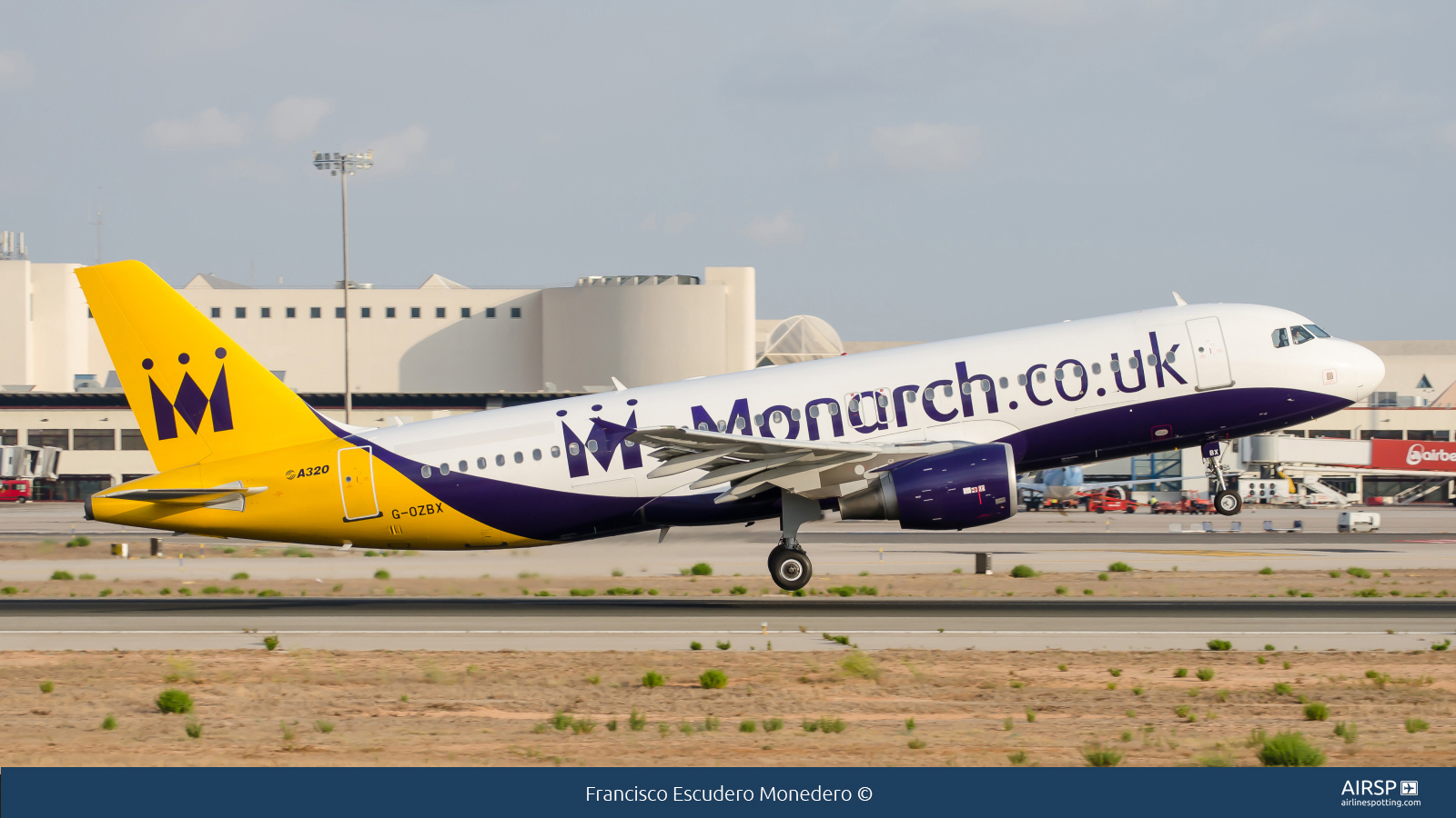 Monarch Airlines  Airbus A320  G-OZBX