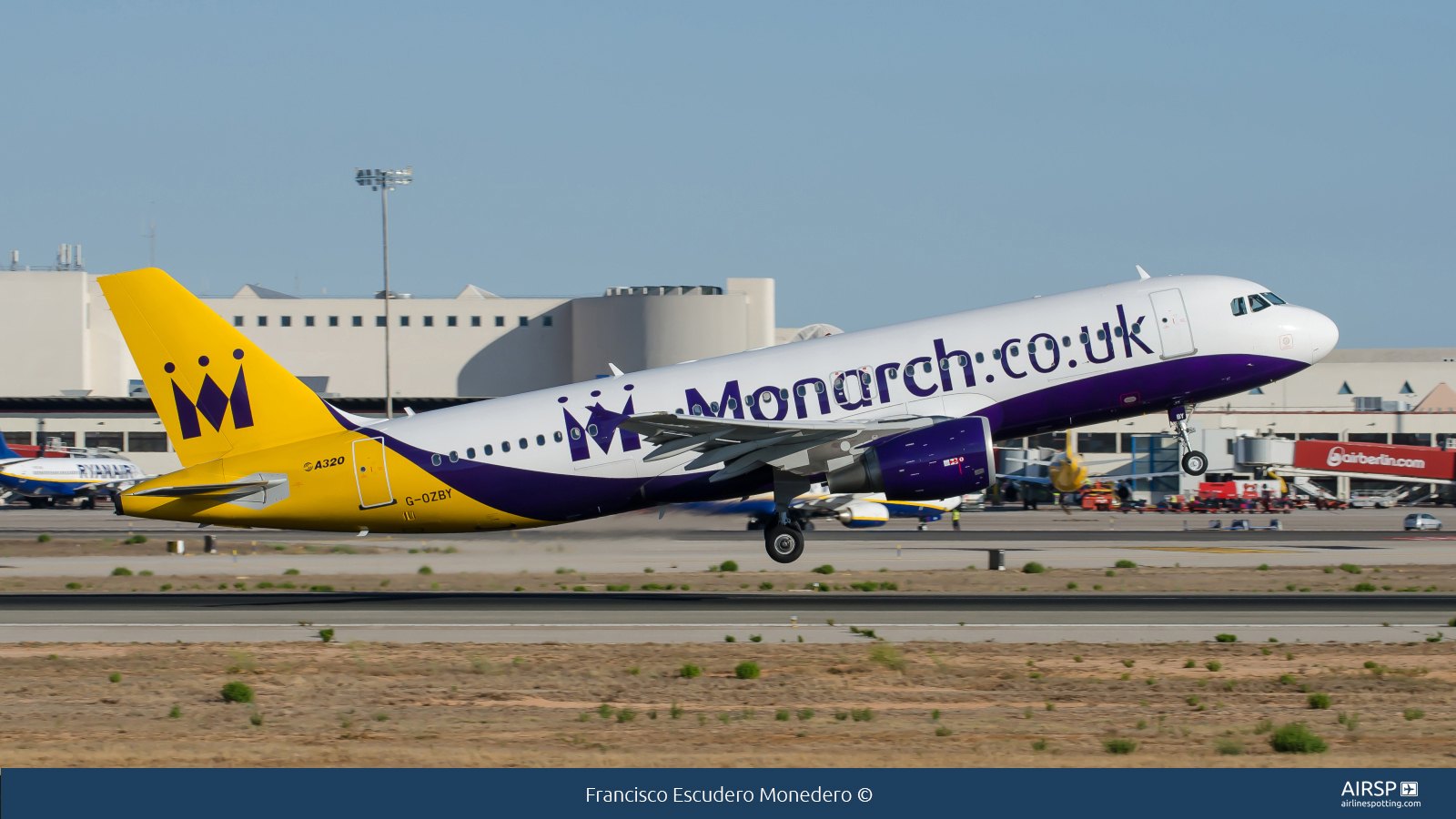 Monarch Airlines  Airbus A320  G-OZBY