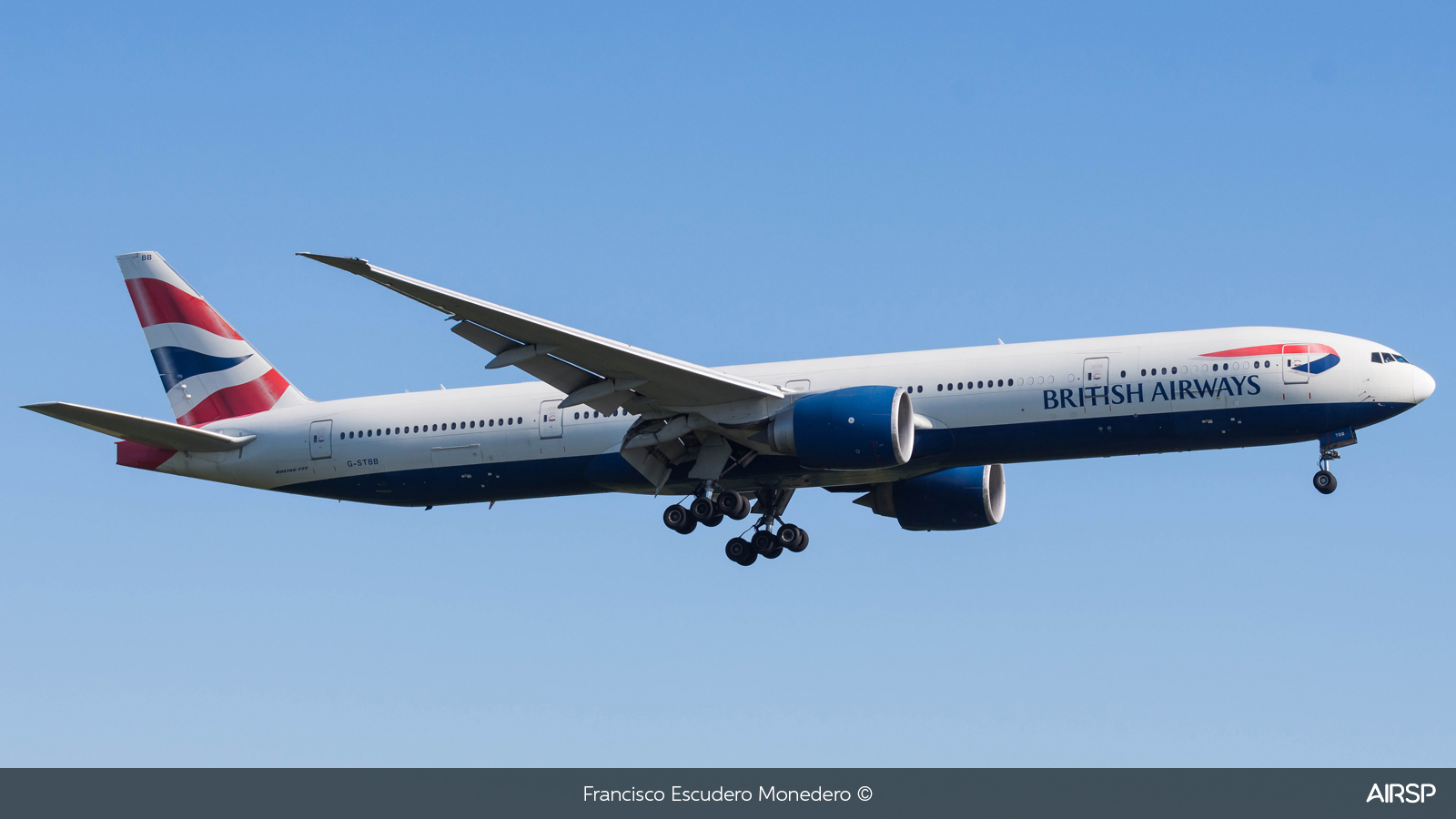 British Airways  Boeing 777-300  G-STBB